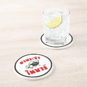 BARFLY Geschreven in het script voor Thaise taal Zandsteen Onderzetter (Zijkant)