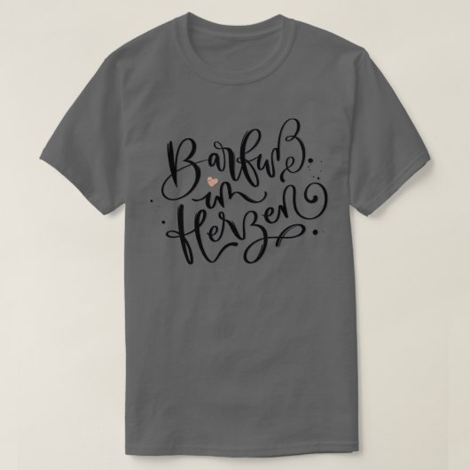 Barfu im Herzen T-shirt (Design voorkant)