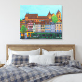 Barfusserplat Rendez-vous Canvas Print (Insitu (Slaapkamer))