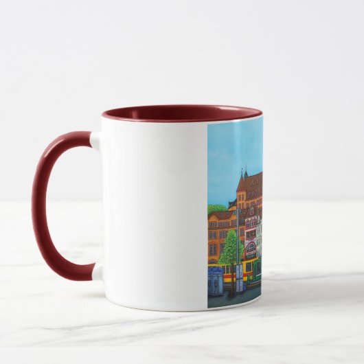 Barfüsserplatz Rendez-vous Mok door Lisa Lorenz (Links)