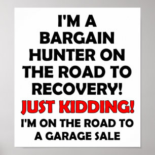 Bargain Hunter Funny Poster