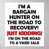 Bargain Hunter Funny Poster (Voorkant)