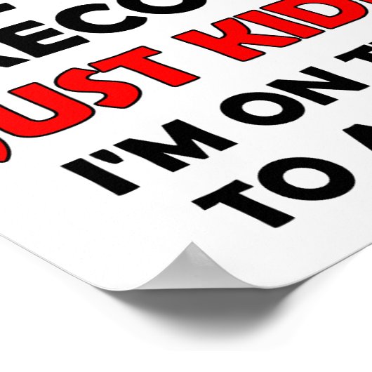 Bargain Hunter Funny Poster (Hoek)