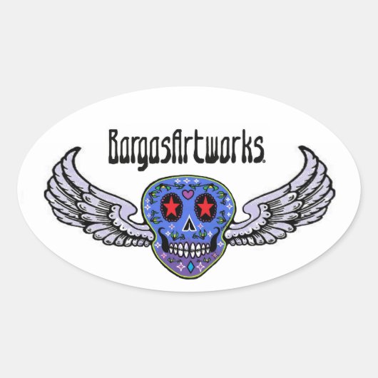 BargasArtworks Logo Sticker (Voorkant)