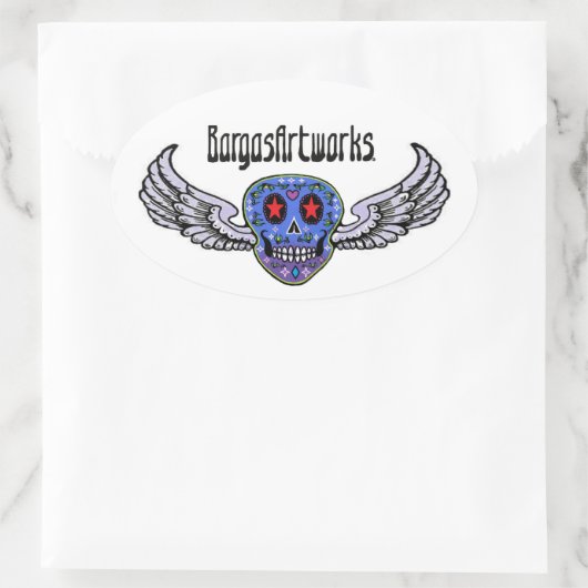 BargasArtworks Logo Sticker (Tas)