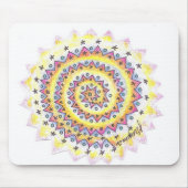 BargasArtworks Mystery Mandala Mousepad Muismat (Voorkant)