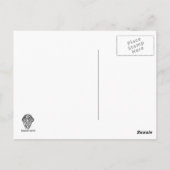 BargasArtworks Pink Cloud Briefkaarten (Achterkant)