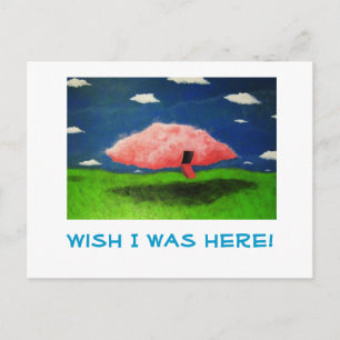 BargasArtworks Pink Cloud Briefkaarten