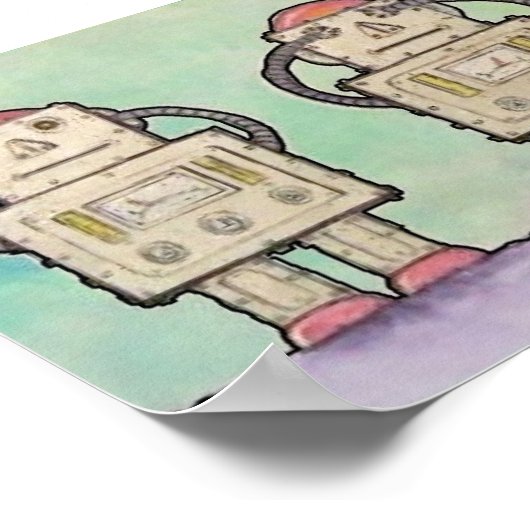 BargasArtworks Robots Print (Hoek)