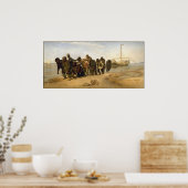 Barge Haulers op de Volga Poster (Keuken)