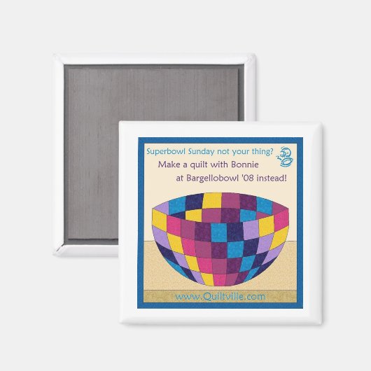 Bargello Bowl Magnet (Voorkant / Achterkant)