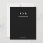 Bargin Foto & Typografie Bewaar de Datum Zwart 4 (Achterkant)