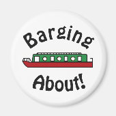 Barging About Canal Boat Magneet (Voorkant)