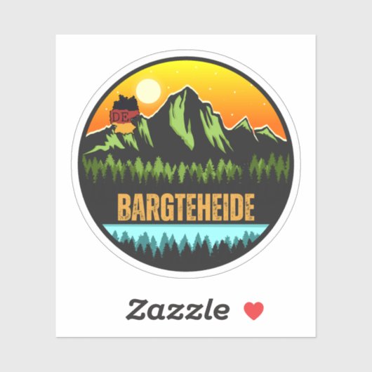 Bargteheide, Duitsland Sticker (Vel)