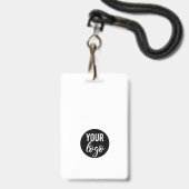 Barhoppen Stad Bars Tour Foto & Logo Badge (Achterkant met lanyard)