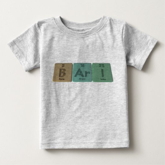 Bari als Boron Argon Iodine (Voorkant)