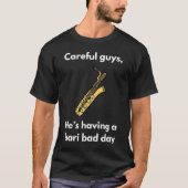 Bari Bad Day T-shirt | Baritonsaxofoon (Voorkant)