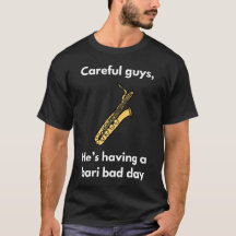 Bari Bad Day T-shirt | Baritonsaxofoon