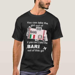 Bari Boarding Pass Bari Girl Bari T-shirt