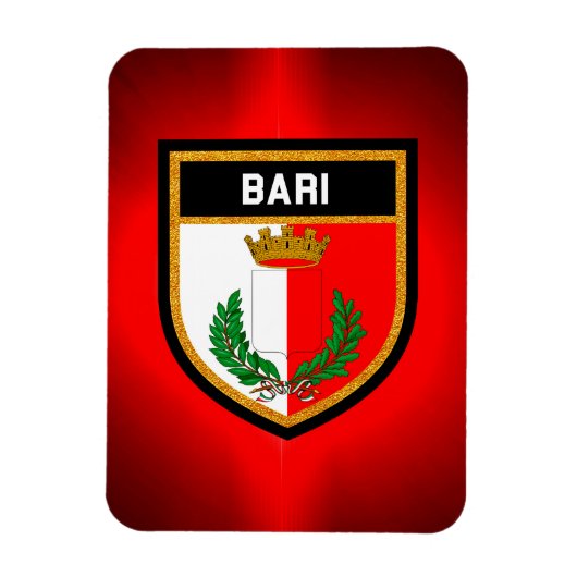 Bari Flag Magneet (Verticaal)