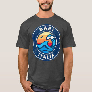 Bari Italiaans ontwerp van geluidsgolven T-shirt