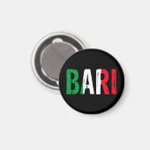Bari Italië Magneet (Voorkant / Achterkant)