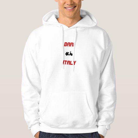 Bari, Italië scooter Hoodie (Voorkant)