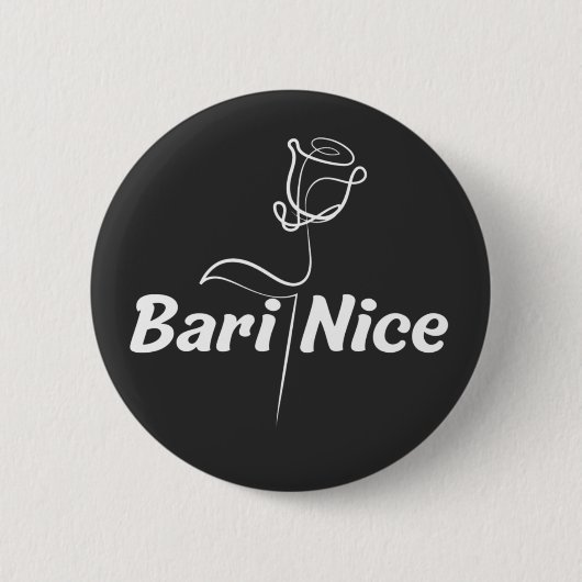 Bari Nice-toets Ronde Button 5,7 Cm (Voorkant)