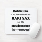 Bari Sax belangrijkste instrument Muismat (Met muis)