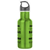 Bari Sax belangrijkste instrument Waterfles (Achterkant)