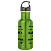 Bari Sax belangrijkste instrument Waterfles (Voorkant)