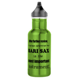 Bari Sax belangrijkste instrument Waterfles