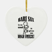 Bari Sax, Brain Freeze Keramisch Ornament (Voorkant)
