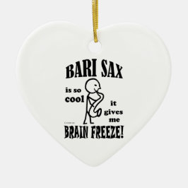 Bari Sax, Brain Freeze Keramisch Ornament