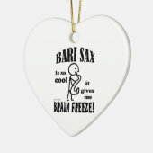 Bari Sax, Brain Freeze Keramisch Ornament (Links)