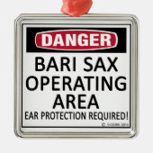 Bari Sax-exploitatiegebied Metalen Ornament (Voorkant)