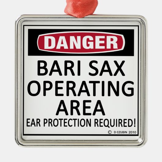 Bari Sax-exploitatiegebied Metalen Ornament (Voorkant)