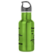 Bari Sax in mijn genen Waterfles (Achterkant)