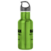 Bari Sax is niet alles Waterfles (Achterkant)