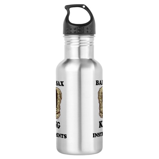 Bari Sax King of Instruments Waterfles (Achterkant)
