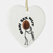 Bari Sax Nut Keramisch Ornament (Rechts)