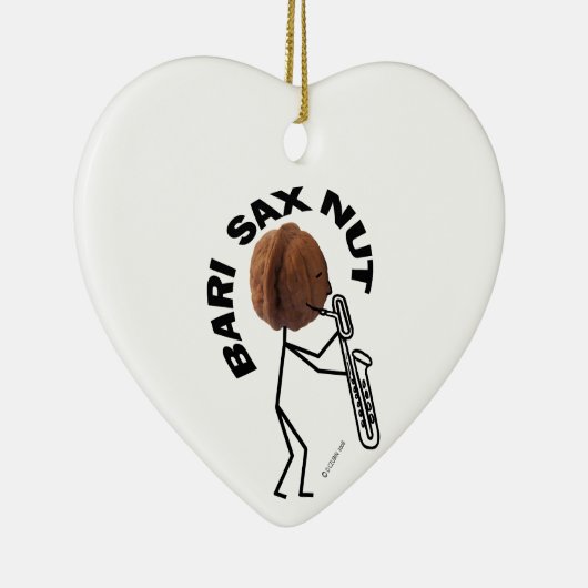 Bari Sax Nut Keramisch Ornament (Rechts)