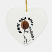 Bari Sax Nut Keramisch Ornament (Voorkant)