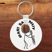 Bari Sax Nut Sleutelhanger (Voorkant)