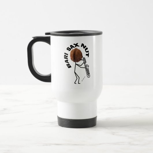 Bari Sax Nut Travel Mug Reisbeker (Links)