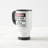 Bari Sax Operating Area Travel Mug Reisbeker (Voorkant links)