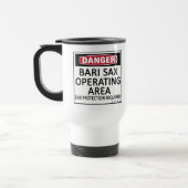 Bari Sax Operating Area Travel Mug Reisbeker (Links)