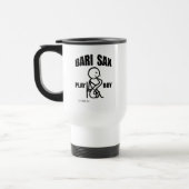 Bari Sax Play Boy Travel Mug Reisbeker (Links)