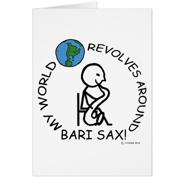 Bari Sax - Wereld draait rond (Voorkant)