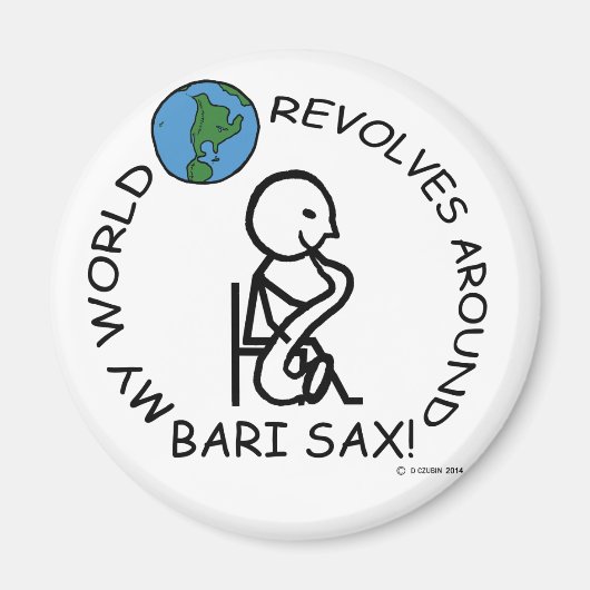 Bari Sax - Wereld draait rond Magneet (Voorkant)